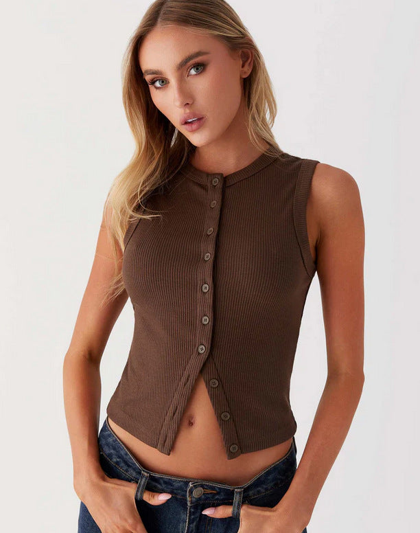 Damen tailliertes Schlafoberteil R&B