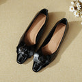 Damen Ballerinas mit elegantem Blumenapplikation