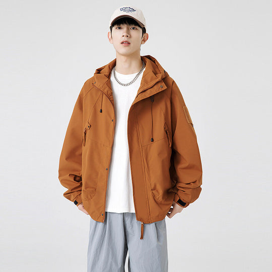 Herren Leichte Funktionsjacke mit hohem Kragen und praktischen Taschen R&B