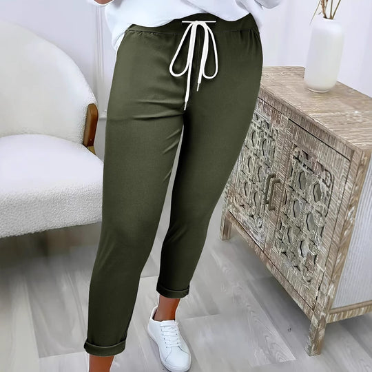 Damen Komfortable Freizeithose mit elastischem Bund R&B