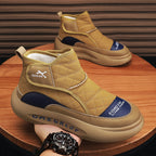 Damen modische Winterstiefel mit strapazierfähigem Obermaterial und rutschfester Sohle R&B