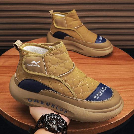 Damen modische Winterstiefel mit strapazierfähigem Obermaterial und rutschfester Sohle R&B