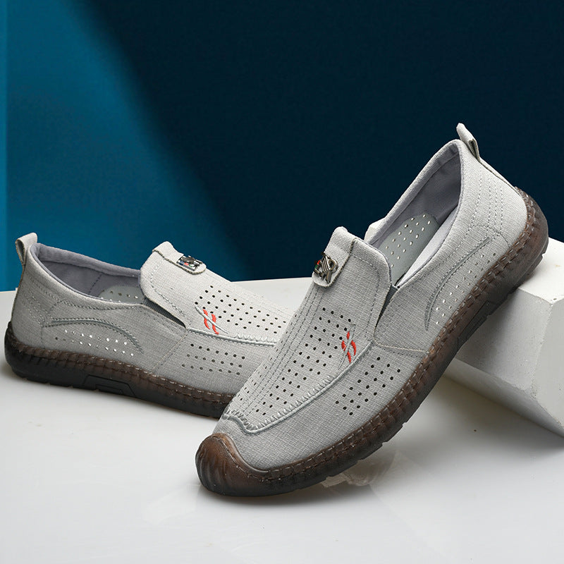 Damen Atmungsaktive Slip-On Freizeitschuhe mit rutschfester Sohle R&B