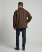 Herren Retro Sakko Lockerer American Style Workwear Jacke Herbst