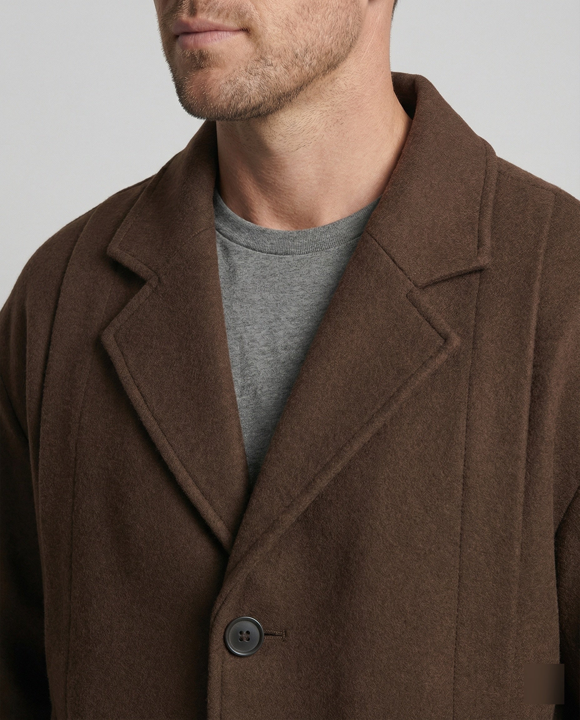 Herren Retro Sakko Lockerer American Style Workwear Jacke Herbst