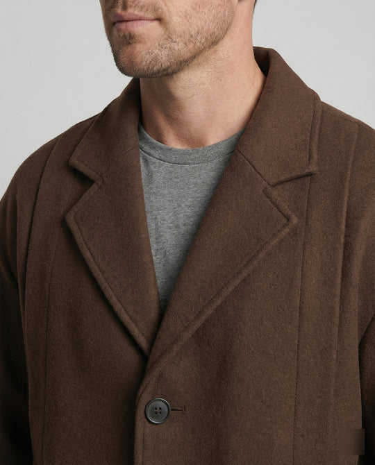 Herren Retro Sakko Lockerer American Style Workwear Jacke Herbst