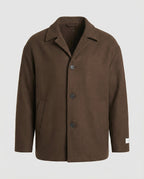 Herren Retro Sakko Lockerer American Style Workwear Jacke Herbst