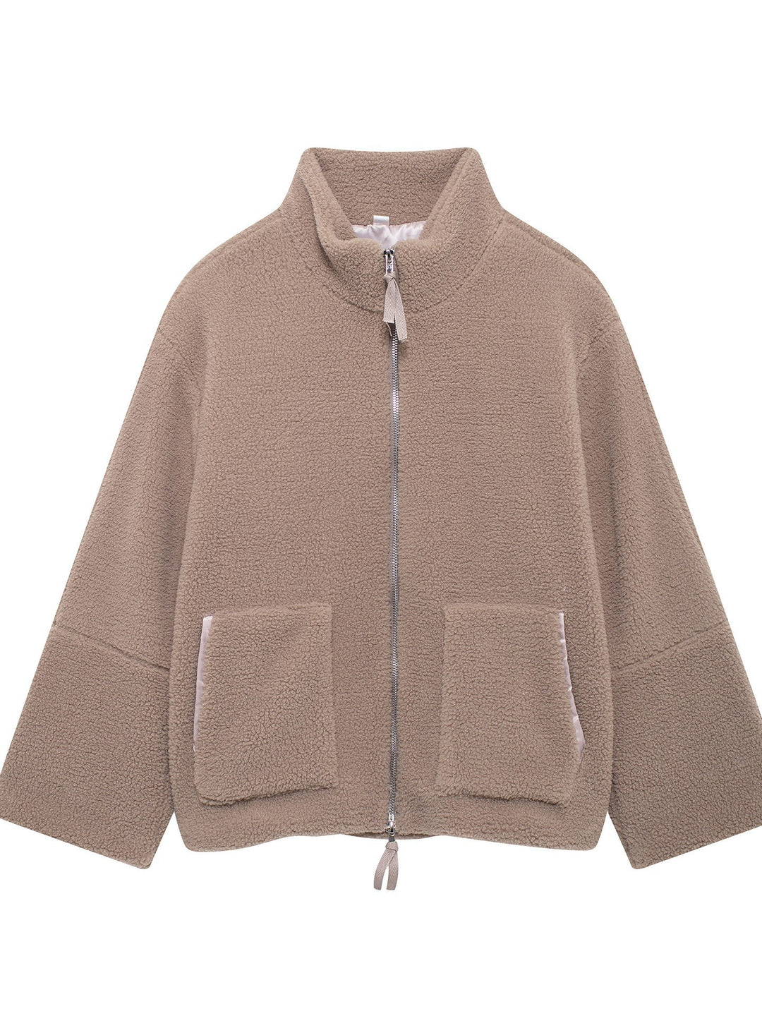 Damen kuschelige Fleecejacke R&B