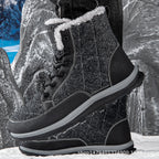 Damen Winterboots mit isolierendem Fleece-Futter und rutschfester Sohle R&B