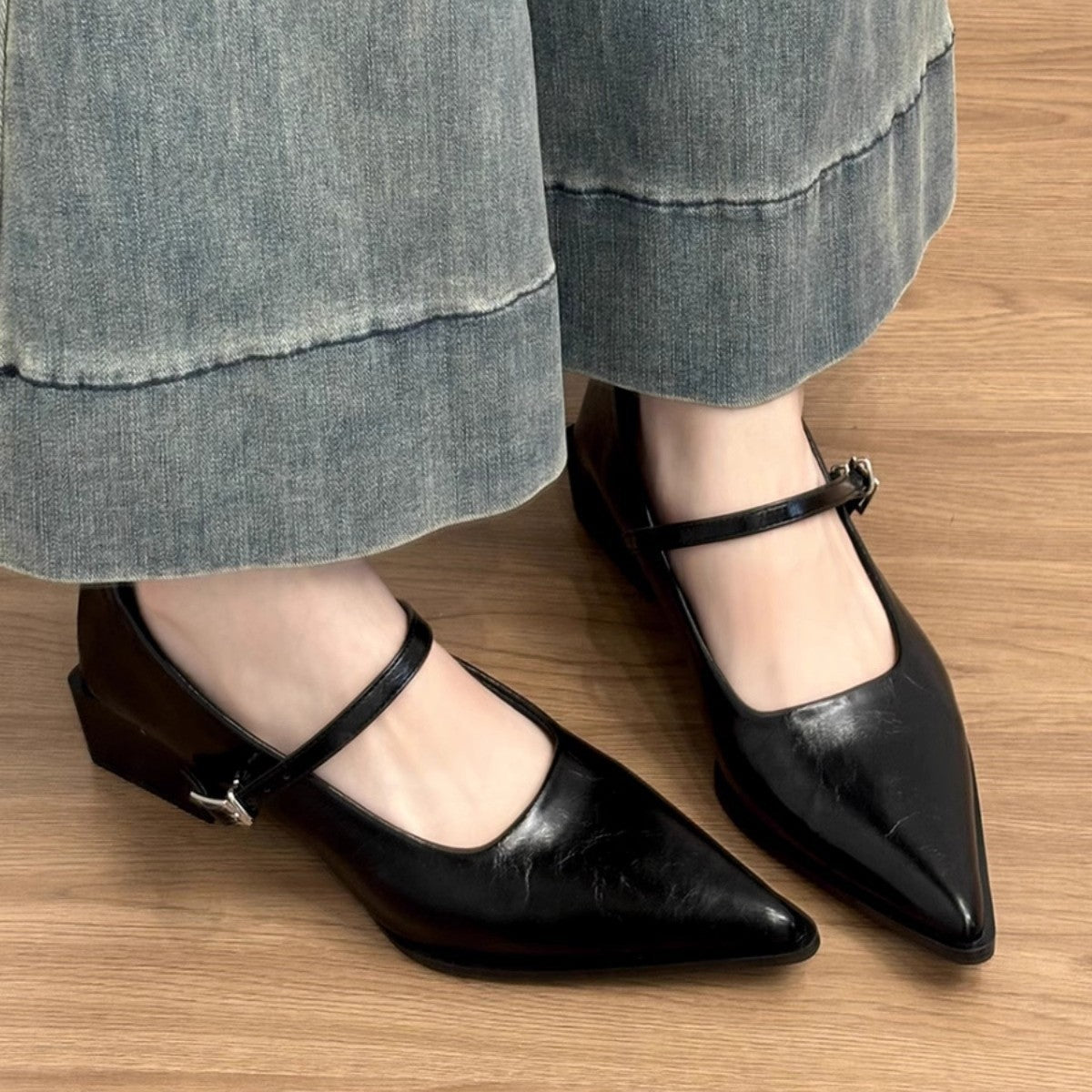 Damen elegante Slingback Pumps mit modischem Riemchen R&B