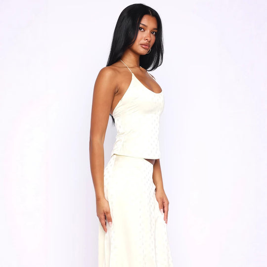 Damen romantisches Oberteil mit schulterfreiem Design R&B