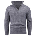 Herren eleganter Rollkragenpullover mit modernem Zopfdesign R&B