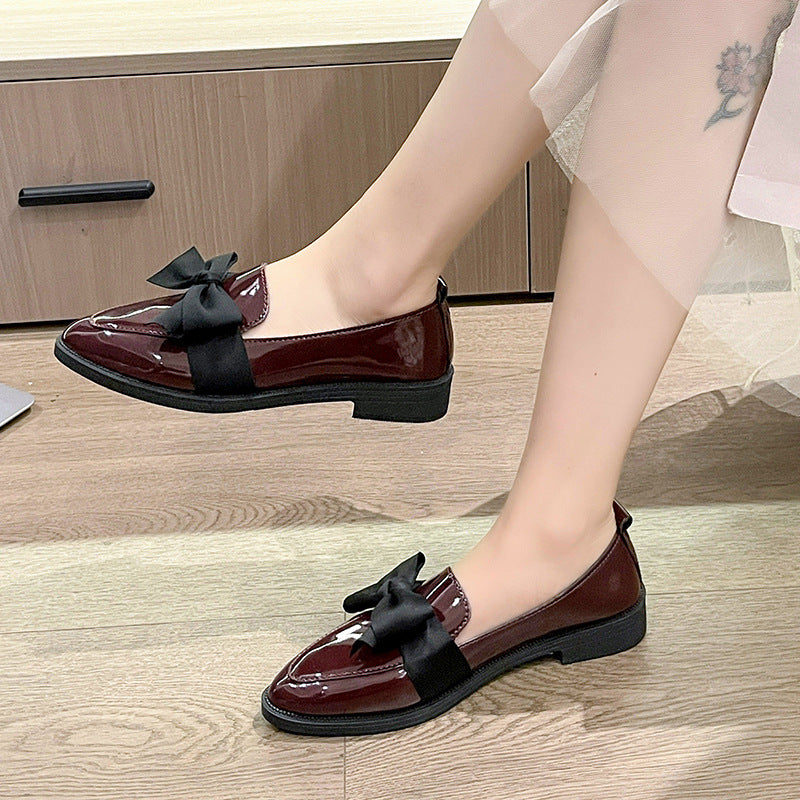 Damen elegante Slipper mit dekorativem Schleifen-Detail R&B