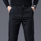 Herren entspannte Slim-Fit Hose mit praktischen Eingrifftaschen R&B