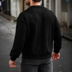 Herren Strickpullover mit strukturiertem Muster