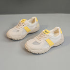 Damen Sportliche Freizeitsneaker mit atmungsaktiver Mesh-Oberfläche und rutschfester Sohle R&B