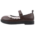 Damen elegante Mary Jane Ballerinas mit dekorativem Riemchen R&B