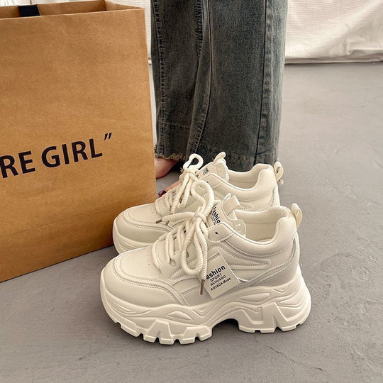 Damen Chunky Sneakers mit dicker Sohle und modischem Design R&B