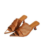 Damen Elegante Slingback-Mules mit spitzem Zehenbereich R&B
