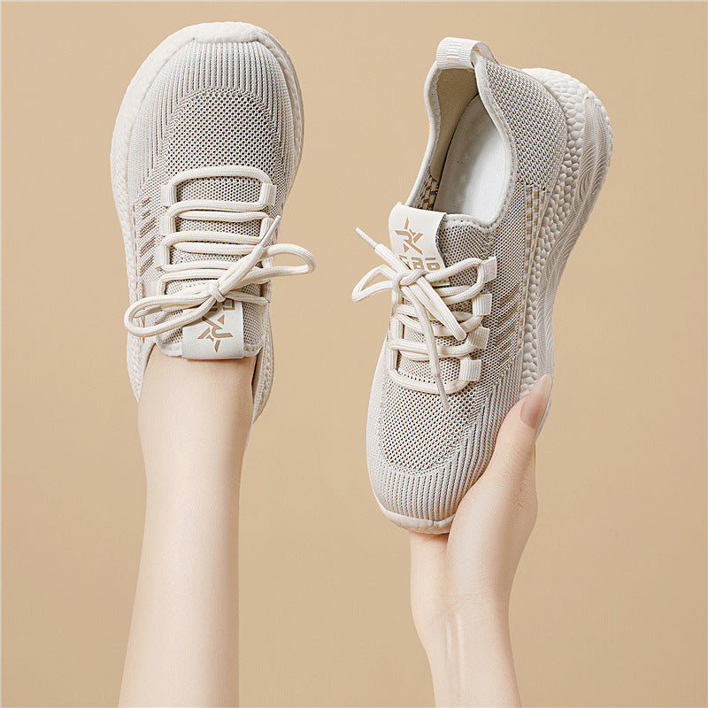 Damen Atmungsaktive Laufschuhe mit stoßdämpfender Sohle und elastischen Details R&B