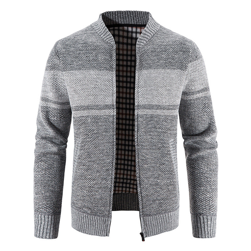 Herren modische Strickjacke mit strukturiertem Design R&B