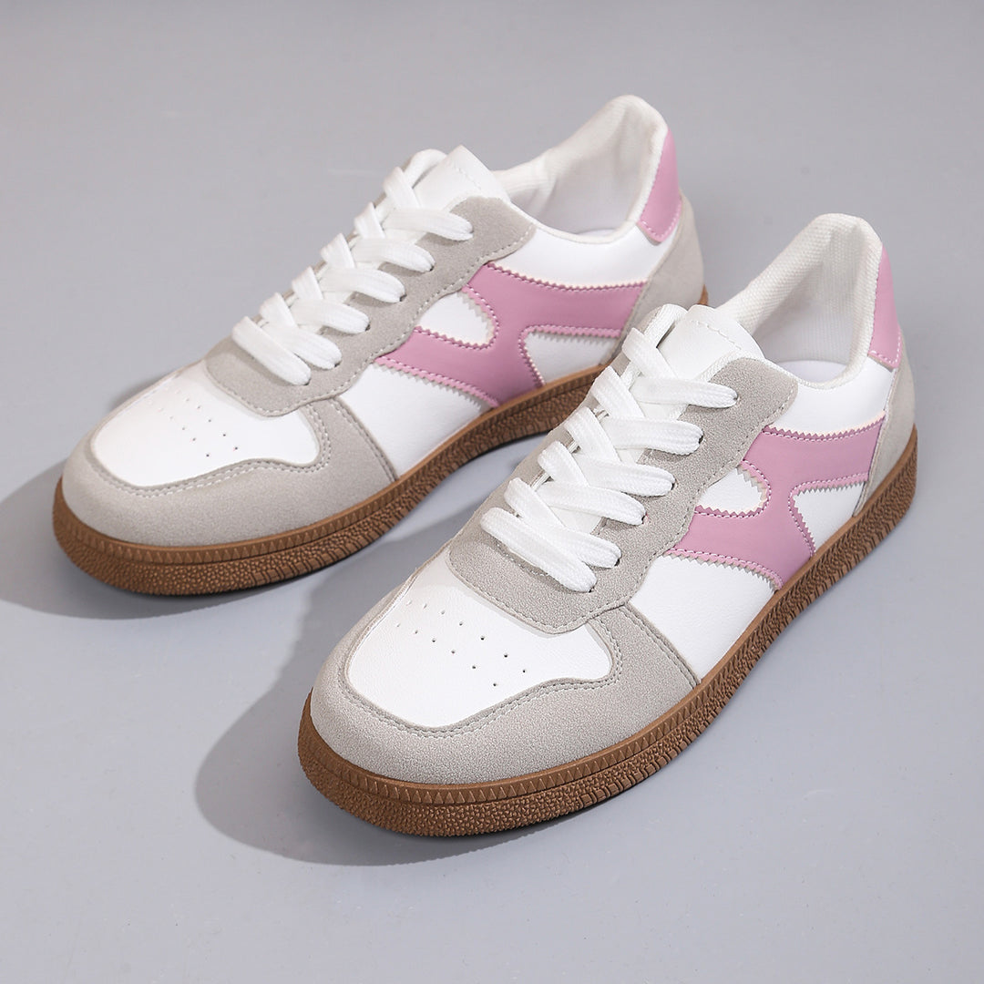 Damen Sportliche Sneakers mit strapazierfähigem Obermaterial und rutschfester Gummisohle R&B