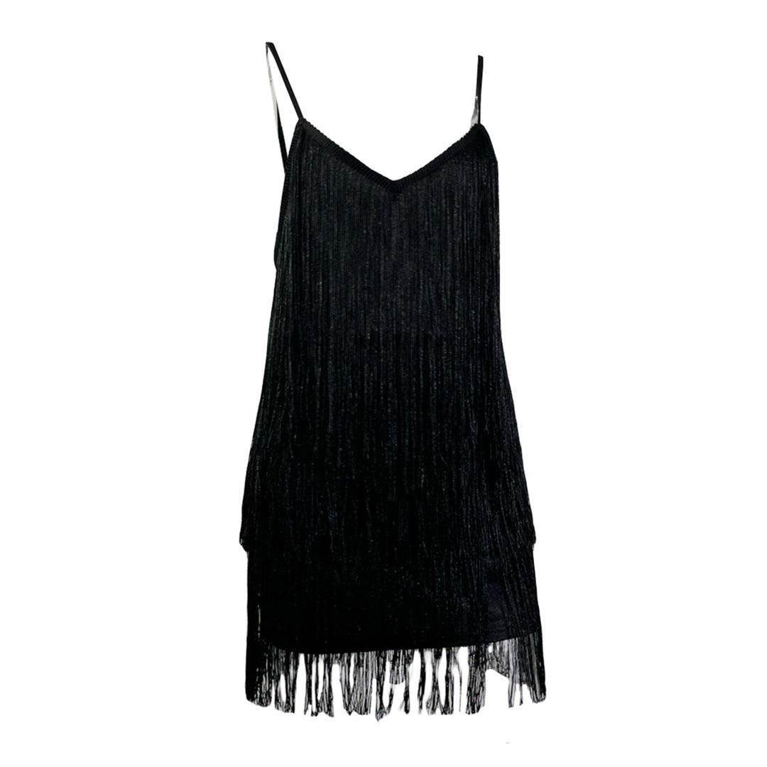 Damen Fransen Minikleid R&B