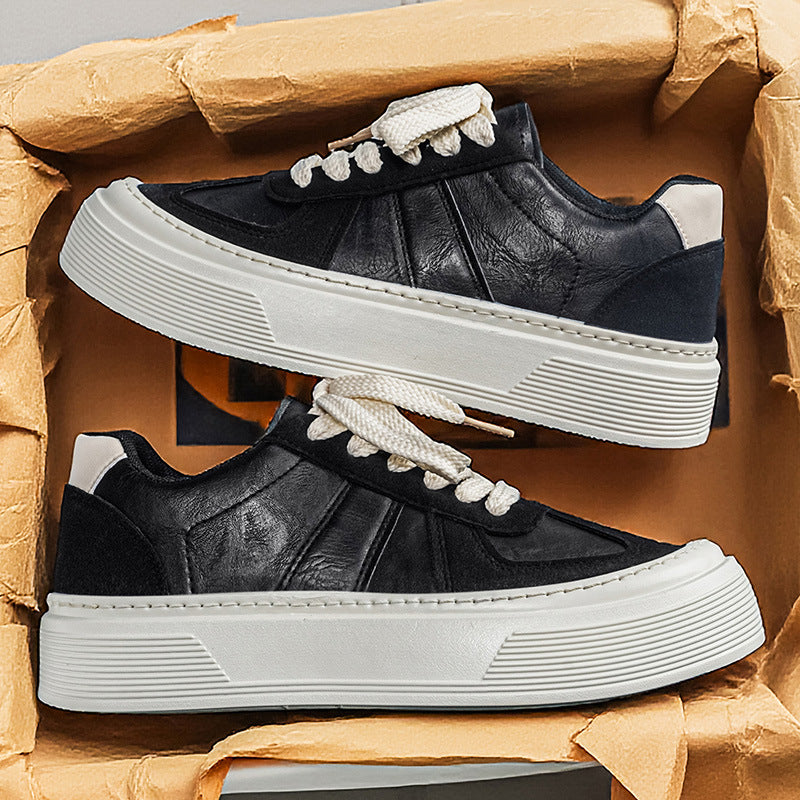 Damen Chunky Sneakers aus hochwertigem Leder mit innovativer Dämpfungstechnologie R&B