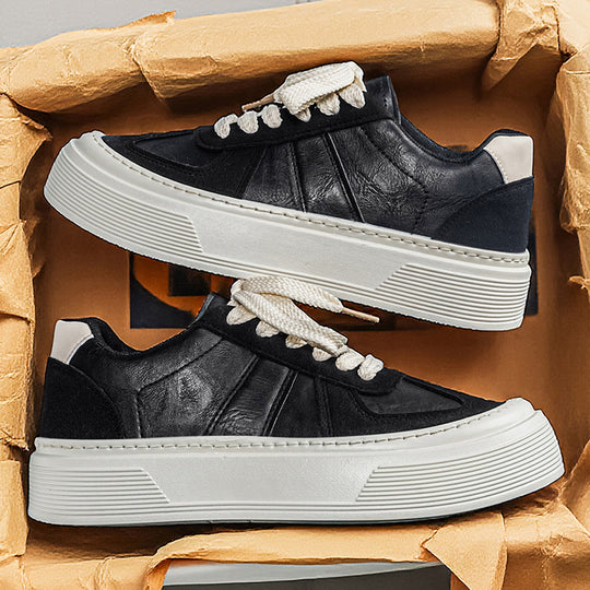 Damen Chunky Sneakers aus hochwertigem Leder mit innovativer Dämpfungstechnologie R&B