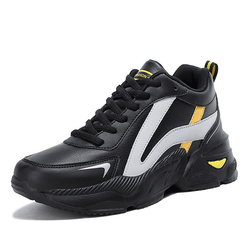 Damen Sportliche Sneaker aus hochwertigem Kunstleder mit dämpfender Sohle
