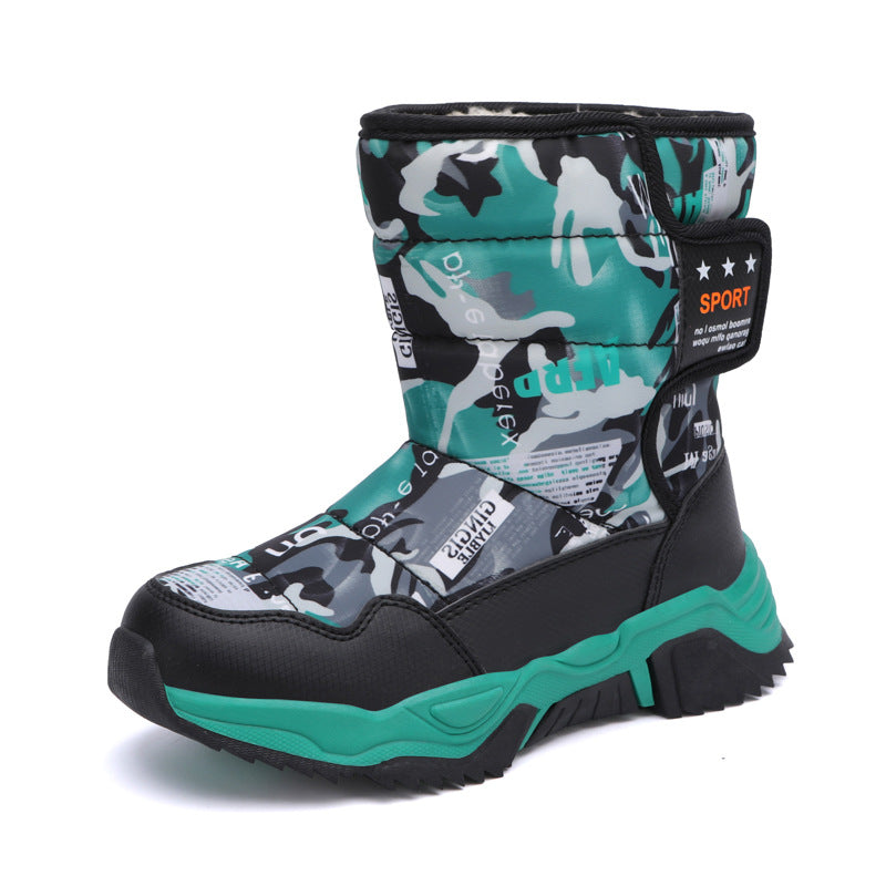 Damen Sportliche Winterstiefel mit rutschfester Sohle und isolierendem Futter R&B