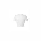 Damen Crop-T-Shirt mit kreativem Freizeitdesign R&B