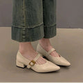 Damen elegante Pumps mit glänzendem Riemchen R&B