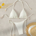 Damen Triangel-Bikini-Set mit verstellbaren Trägern und schönen Muschel-Details R&B