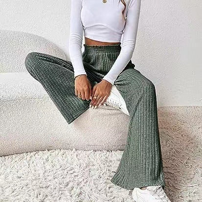Damen Weite Strickhose R&B
