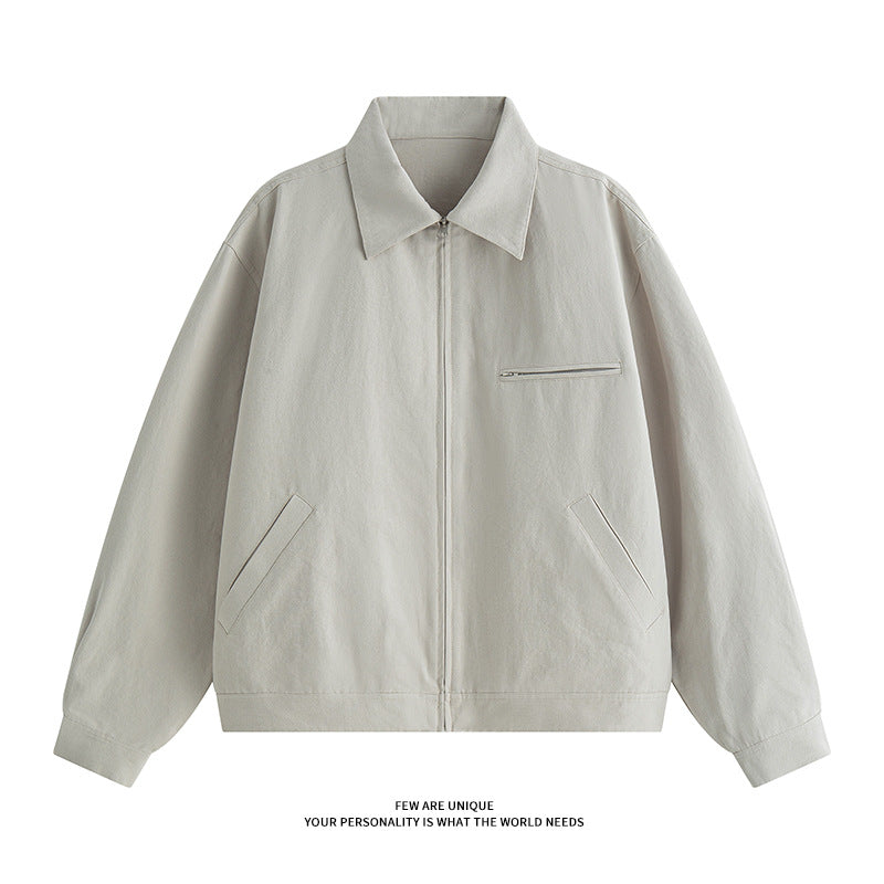 Herren lässige Übergangsjacke mit praktischen Taschen und modernem Schnitt R&B