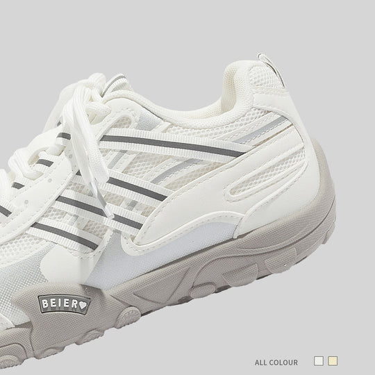 Damen Sportliche Lauf- und Freizeitschuhe mit atmungsaktiven Einsätzen und rutschfester Sohle R&B