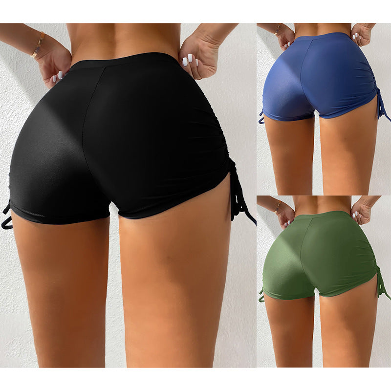 Damen Strukturierte Badeshorts mit verstellbaren Seitenbändern R&B