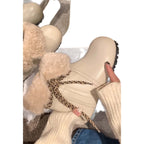 Damen Trendige Winterboots mit kuscheligem Innenfutter und stylischer Schnürung R&B