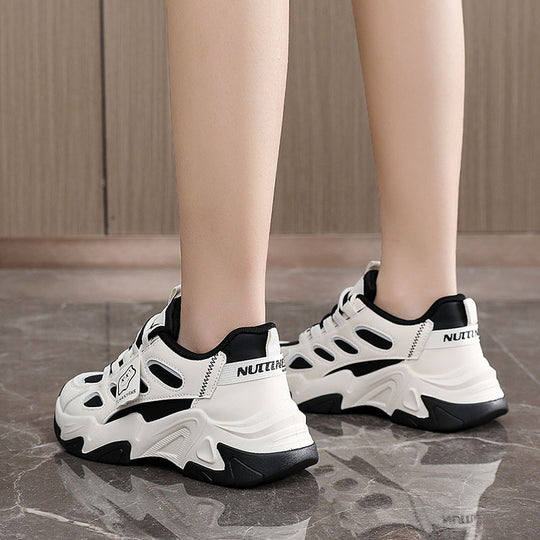 Damen sportliche Sneakers mit atmungsaktivem Obermaterial und dämpfender Sohle R&B
