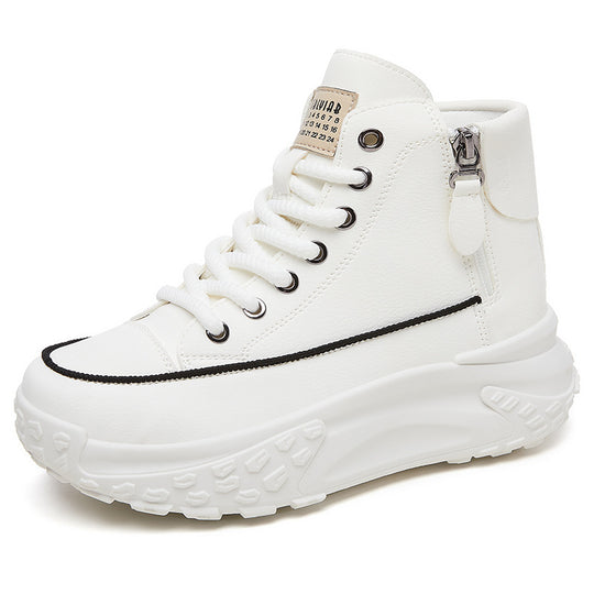 Damen High-Top Sneakers mit wasserabweisender Oberfläche und rutschfester Sohle R&B