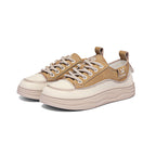 Damen Modische Plateau-Sneaker mit minimalistischer Form R&B