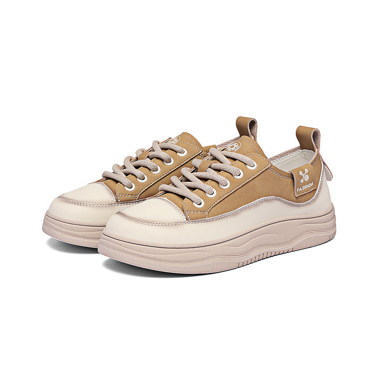 Damen Modische Plateau-Sneaker mit minimalistischer Form R&B