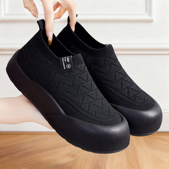 Damen Atmungsaktive Sneaker mit flexiblem Strickdesign R&B