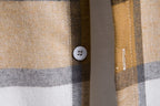 Herren Karohemdjacke mit integriertem Kapuzenpullover und bequemen Knopfdetails