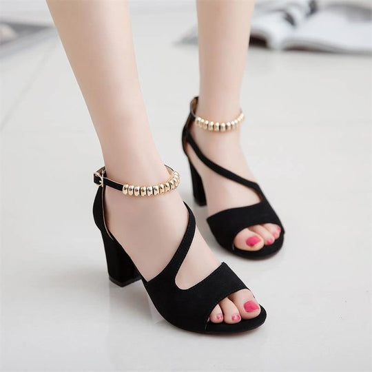 Damen Slingback-Pumps mit elegantem Riemendesign und modischem Absatz R&B