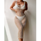Damen Netzkleid R&B