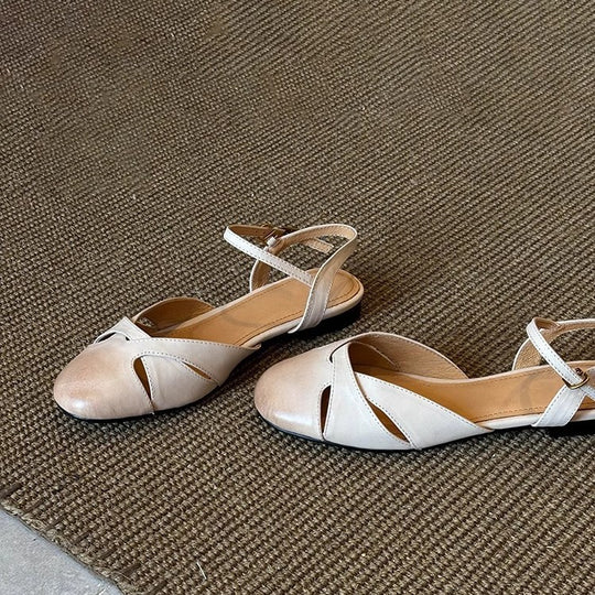 Damen Slingback Ballerinas mit elegantem Riemendesign und komfortabler Passform R&B