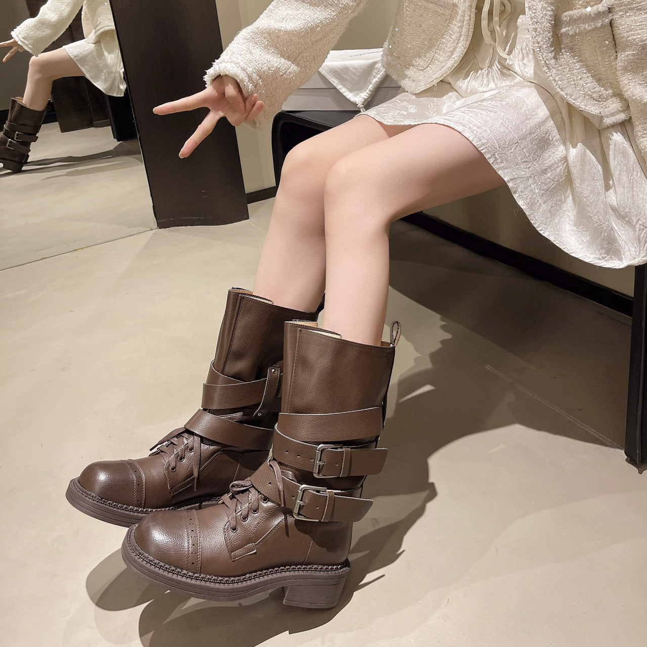 Damen modische Stiefel R&B