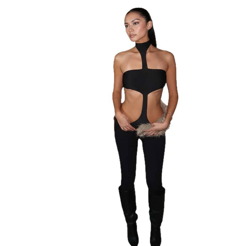 Damen Modischer Cut-Out Body R&B
